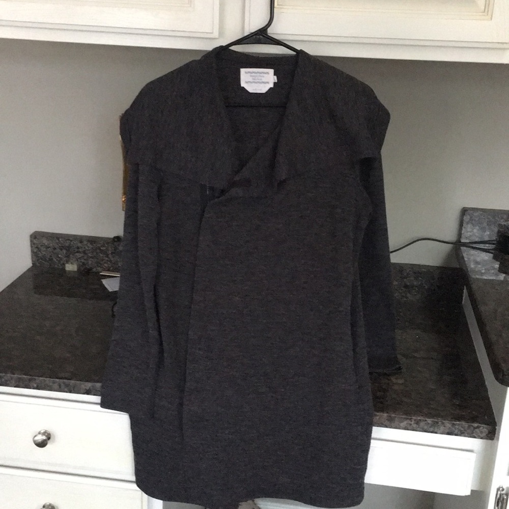 Simply Vera zip-up sweater;size L; pockets